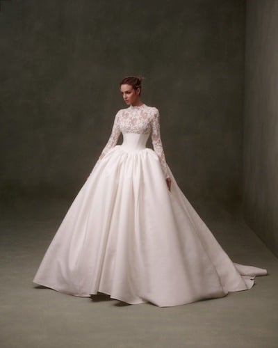 Adorn Nashville Long Sleeve Basque Waist Wedding Dress