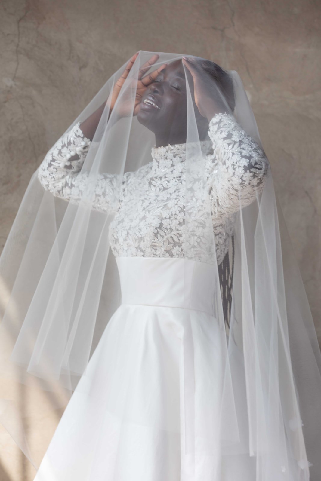 Bride in a weddings dress